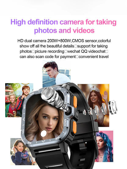 Valdus PGD Android Smart Watch Men GPS 16G/64G ROM Storage