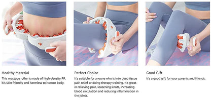 Cellulite Massager Manual Muscle Massager Roller for Leg, Neck, Arm and Foot, Multi-function Pelvic Floor Muscle Trainer Beauty