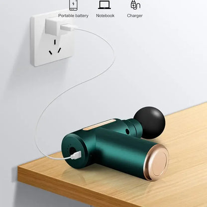 Mini Fascia Gun Wireless Massage Gun Muscle Relaxation Massage Equipment Neck Membrane Cervical Spine Massage Instrument