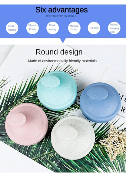 Head Cleansing and Massage Wet and Dry Scalp Massage Brush Soft Massage Cushioned Airbag Non-invasive Scalp Deep Conditioning